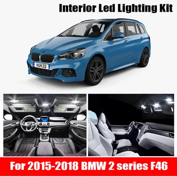 

For 2015-2018 bmw 2 series F46 gran tourer White car accessories Canbus Error Free LED Interior Light Reading Light Kit Map Dom
