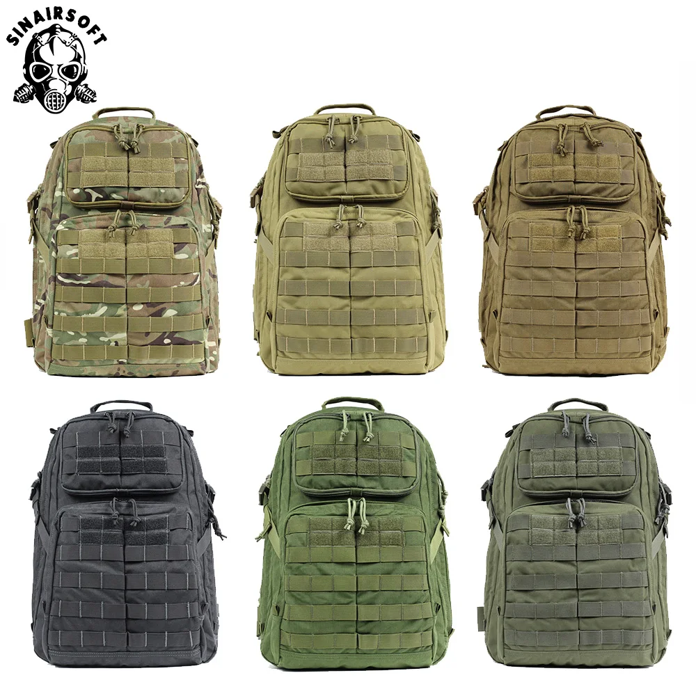 SINAIRSOFT 55L Открытый Molle водонепроницаемый тактический рюкзак Альпинизм Охота-сумки треккинг Открытый Военная Рыбалка