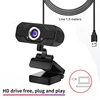 Full HD Webcam 1080P 60fps Laptop Computer PC Web Cam Camera Built In Microphone For Video Calls Conference Live Work Tripod 6