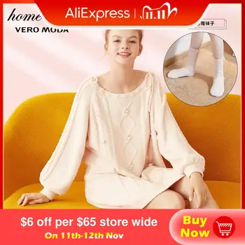 

Vero Moda Women's 3D Pattern Lantern Sleeve Nightdress | 319446532