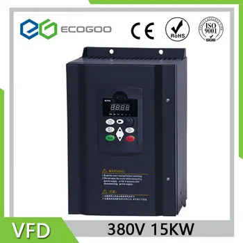 Cheap 15KW 20HP 380V 32A VFD 3PH Input Vector Inverter 3phase Output PID Universal Frequency Converter For CNC Spindle Air Blower New