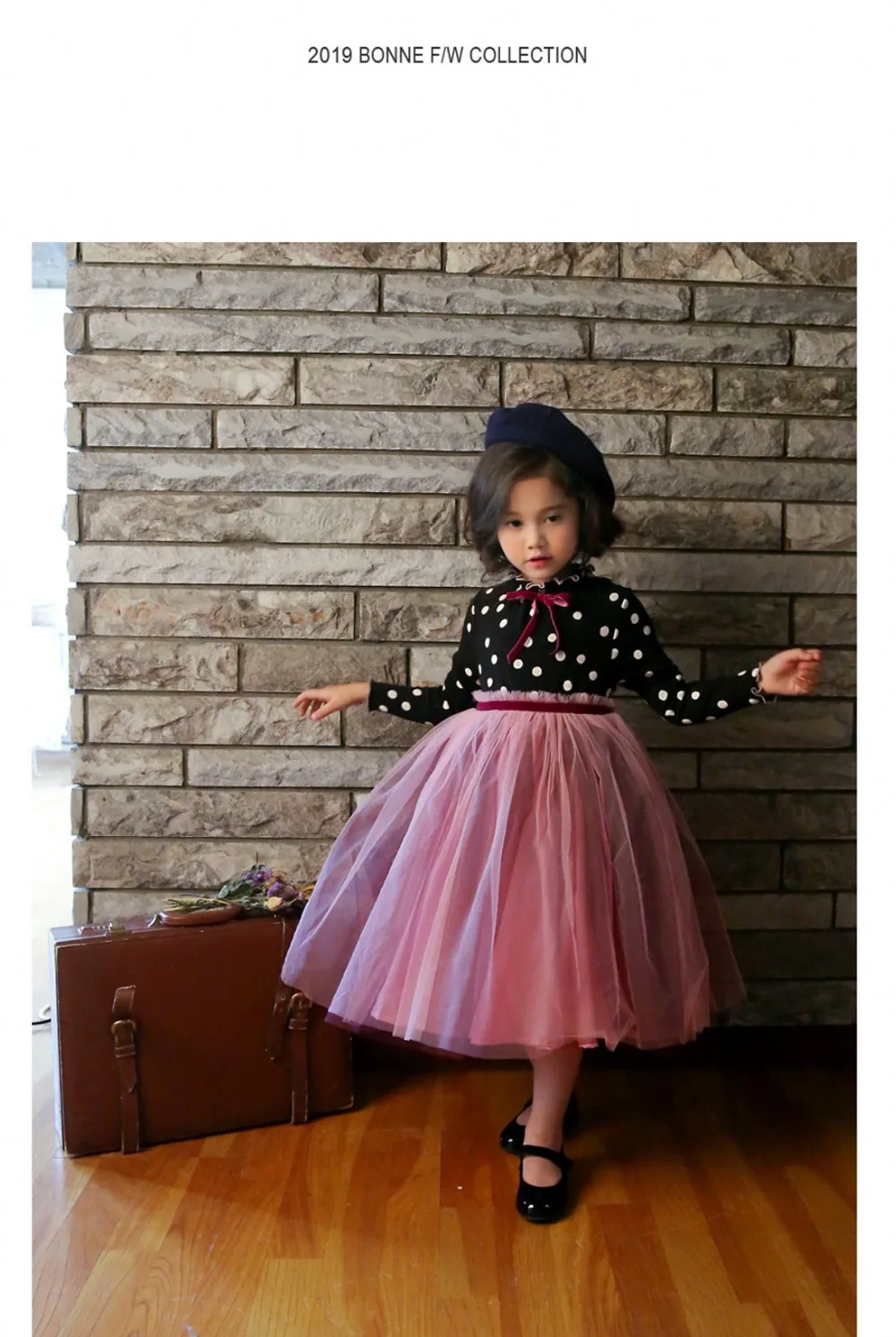 Retail Ins Christmas GIrl Lace tutu party dress Kids Princess Polka dots dress Autumn children Sweet dress clothes