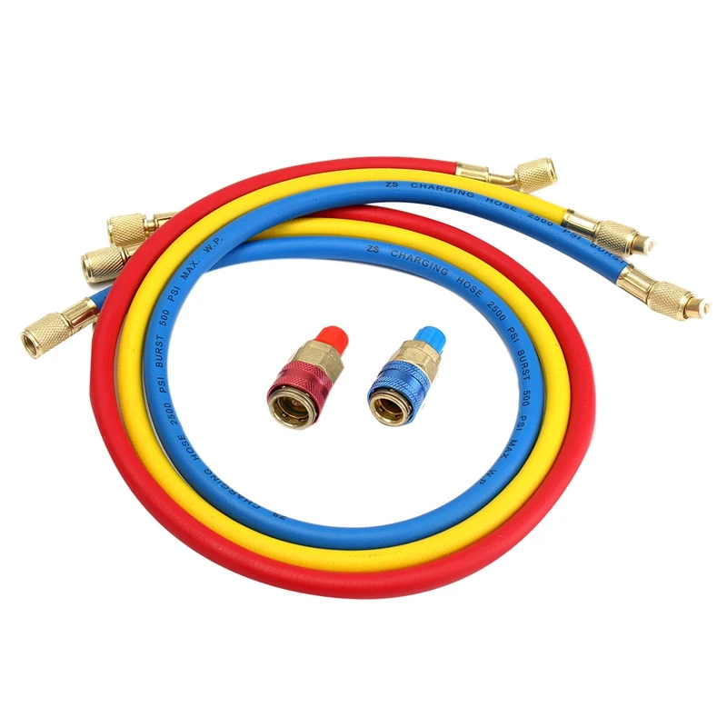 Автоматический манометр набор A/C R134A охлаждающий шланг для зарядки с 2