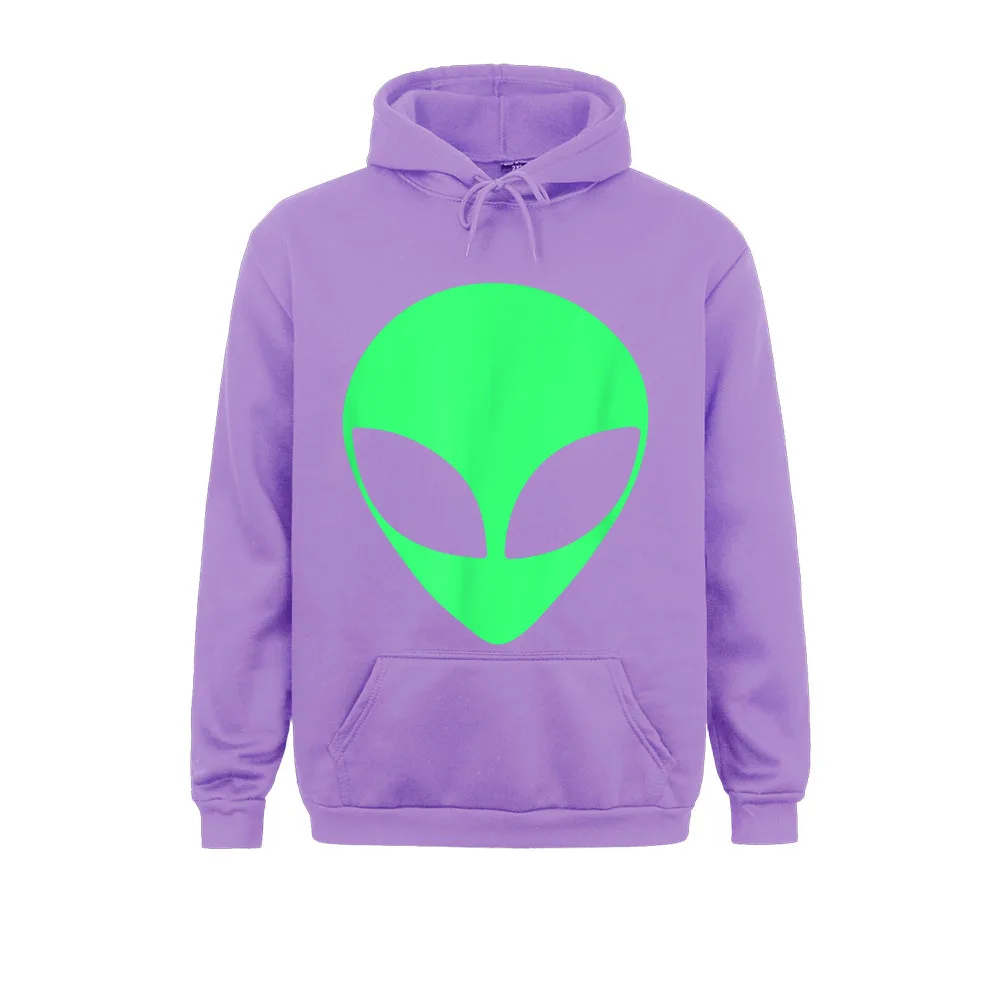 Green Alien Head 90s Style - Funny T-Shirt__2716 High Quality Long Sleeve Crazy Sweatshirts  Men Hoodies Hoods Summer/Autumn Green Alien Head 90s Style - Funny T-Shirt__2716purple