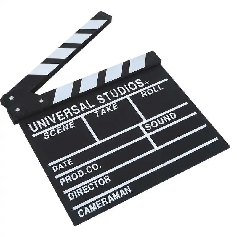 Деревянный нумератор кинотеатр Clapperboard ClapperBoard 30x27 см | Электроника