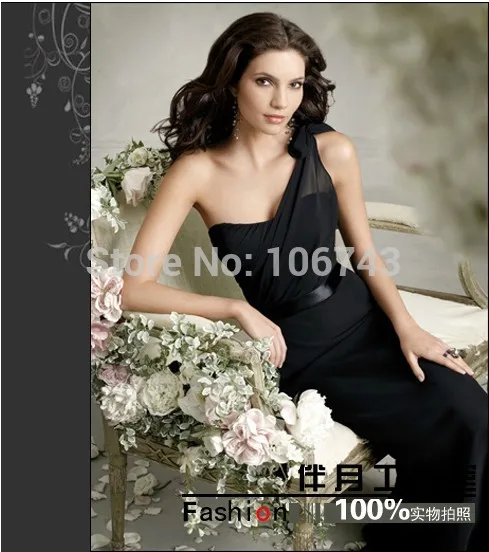 Gratis Verzending Robe De Soiree 2014 Nieuwe Ontwerp Vestido De Festa Sexy Een Schouder Zwarte Lange Formele Party Gown Avond jurken Gratis Verzending Robe De Soiree 2014 Nieuwe Ontwerp Vestido De Festa Sexy Een Schouder Zwarte Lange Formele Party Gown Avond jurken