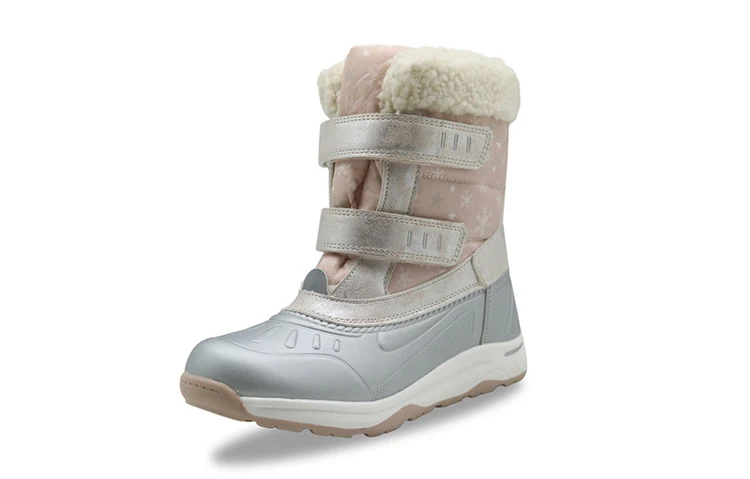 Dollplus зимние сапоги для девочек детские зимние сапоги детские новые модные водонепроницаемые спортивные ботинки большие детские сапоги плюс бархат 31-36
