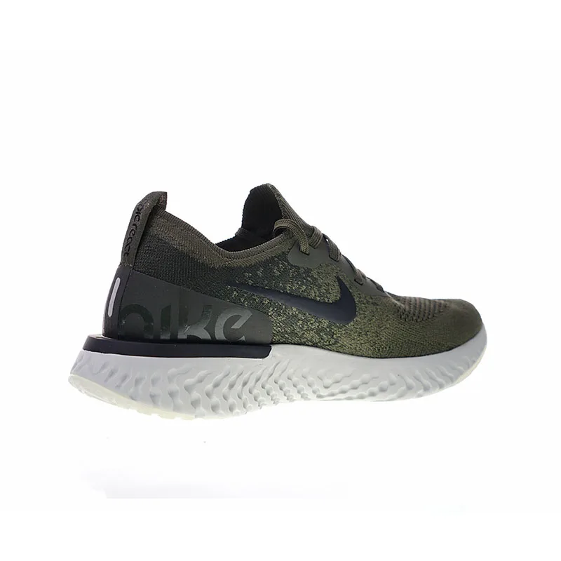 Аутентичные мужские кроссовки от Nike Epic React Flyknit, модные легкие удобные кроссовки для бега, амортизирующие, износостойкие, противоскользящие, AQ0067