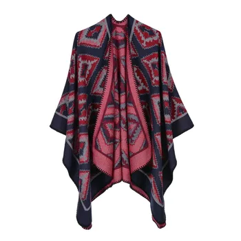 

Brand 2019 Hijab Scarf Bandana Women Polyester Acrylic Pashmina Winter Shawl Ponchos And Capes Foulard Femme Scarves Blanket