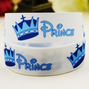 

22mm 25mm 38mm 75mm prince Cartoon printed Grosgrain Ribbon party decoration 10 Yards X-02948