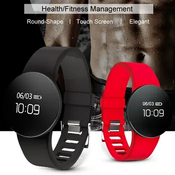 

Fashion Smart Bracelet Smart Wireless Men And Women Sports Pedometer Wechat Weather Heart Rate Sleep Monitoring Watch Clock Gift