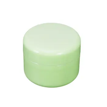 

Cream Jar Bottle Round Empty PP Plastic Cosmetic Container Refillable Bottle For Small Makeup Sub-bottling With Screw Caps