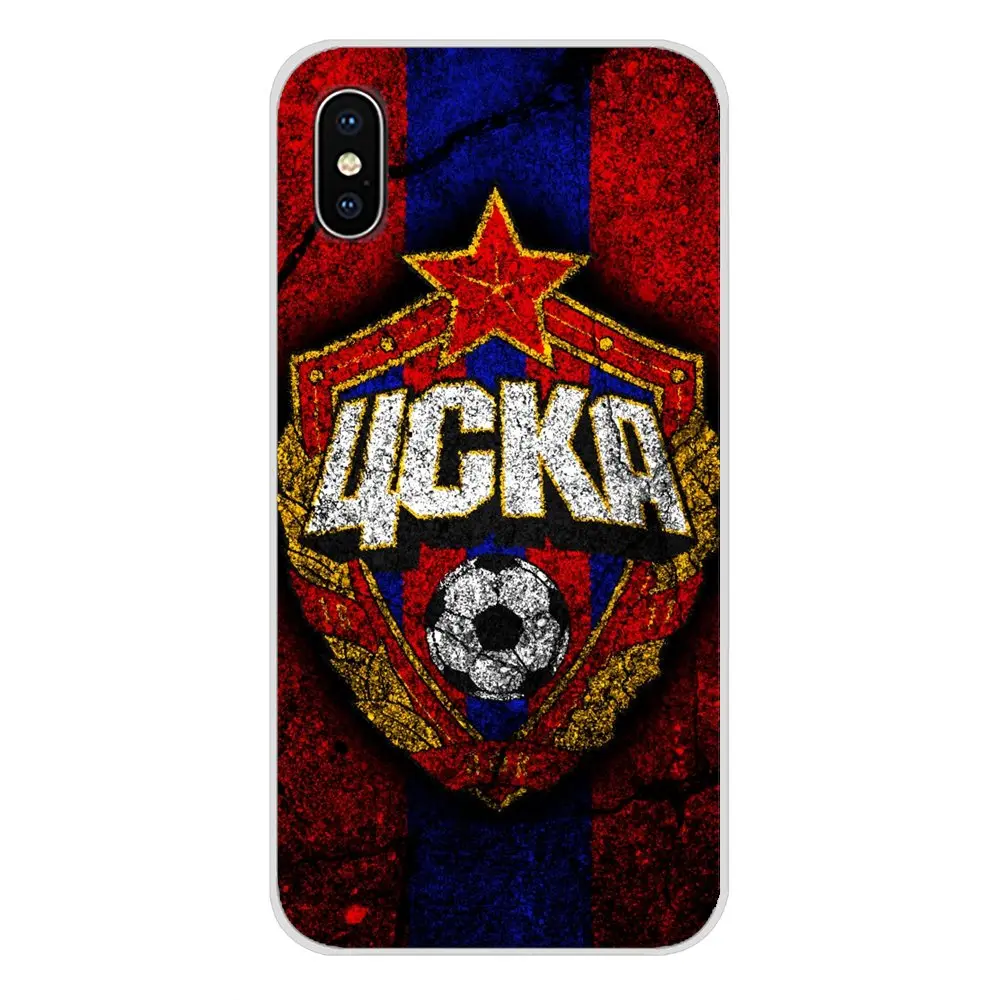 Прозрачный чехол из ТПУ для samsung A10 A30 A40 A50 A60 A70 Galaxy S2 Note 2 3 Grand Core Prime PFC ЦСКА футбольная команда