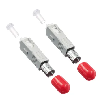 

SC UPC Male to ST UPC Female Hybrid Fiber Optic Adapter Fiber Connector SC-ST Singlemode Optical Adaptor Connector