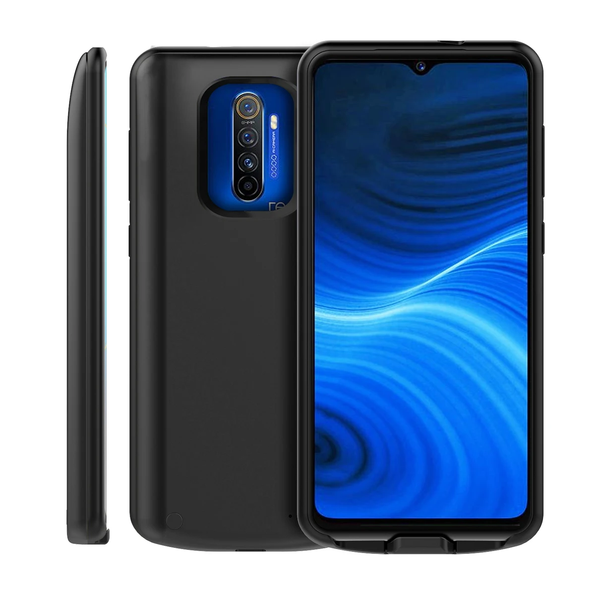 Для Oppo Realme X2 Pro Чехол зарядное устройство аккумулятор 6500 мАч Расширенный