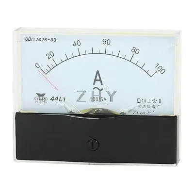 

Fine Turning Dial Panel Ammeter Tester AC 0 - 100A Measuring Range 44L1