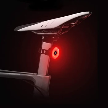 

WasaFire LED Bicycle Tail Light Cycling Bike Rear Back Lights Lamps USB Charginging Helmet Backpack Flashlight