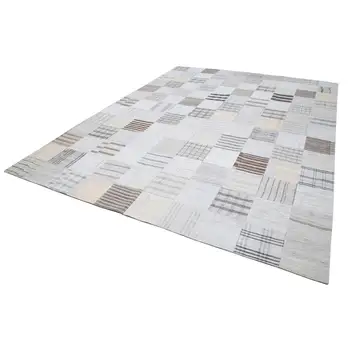 

302x400 Cm Beige Handmade Rugs Patchwork Rug-10x13 Ft