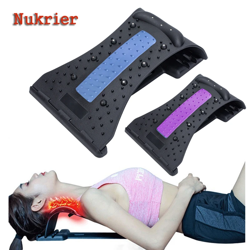 Neck Massager Stretcher Tool Magic Massage Stretch Equipment Fitness Cervical spine Support Relaxation Neck Spine Pain Relief afbeelding