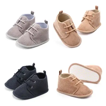 

Newborn Baby Shoes Boys Soft Warm Leather Prewalker Anti-slip Shoes Sneakers Footwear Shoes