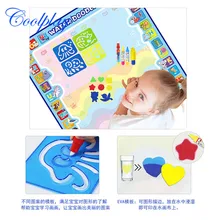 100*100 см, большой размер, холст для воды, для детей, волшебная вода, экологически чистая картина, животное, надпись, граффити, одеяло, сумка