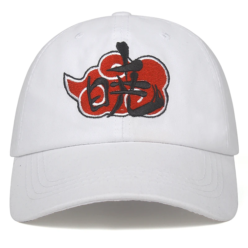Новинка хлопок японское аниме Akatsuki dawn Dad шляпа семья Uchiha логотип вышивка бейсболки Snapback шапки Dropship