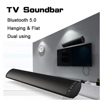

Wall Speaker Home Theater Room Speaker For Computer For TV Wireless Bluetooth Column Subwoofer Soundbar Music Center USB Radio
