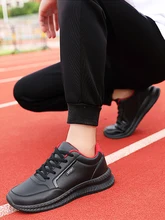  Fashion Men's Shoes Breathable Sneakers Men's Outdoor Lightweight Trainers Casual Lace-up Men's No-slip Vulcanize Shoes Tenis 