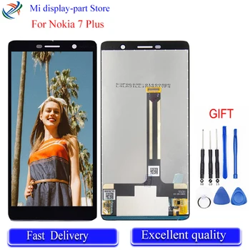 

For Nokia 7 Plus LCD Display Touch Screen Glass Panel Digitizer Assembly With Tools