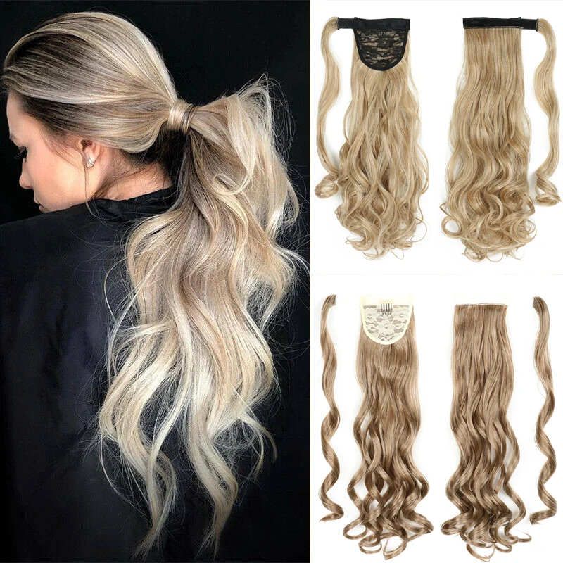 

WERD High-quality natural Curly Long Ponytail High Temperature Synthetic Fiber Hairpiece Wrap On Clip Hair Extensions
