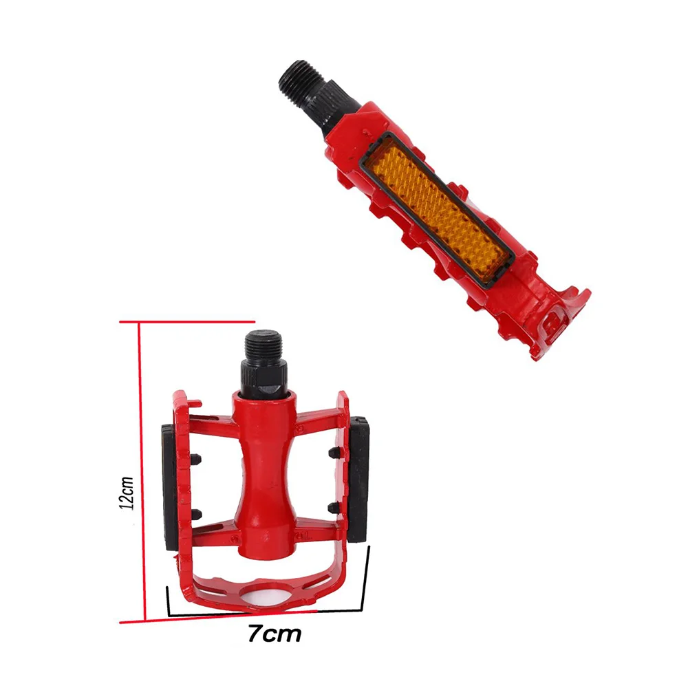 1 пара велосипедных педалей из алюминиевого сплава, педали для горного велосипеда, отражатели для велосипеда, велосипедные аксессуары