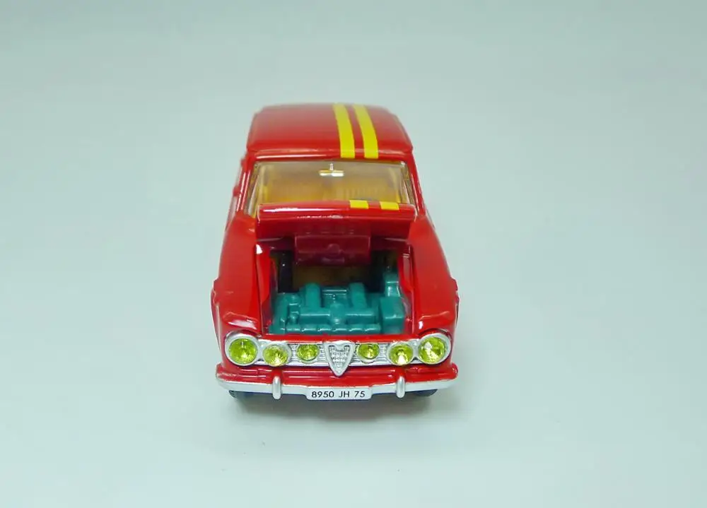 Atlas Dinky Toys 1401 ALFA ROMEO 1600 Rallye 1:43 литье под давлением модель фургон