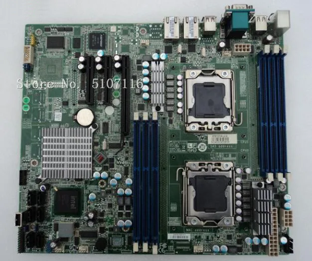 Настольная материнская плата для двухсерверной платы S7001G2NR-LE-B X5650 1366 протестирует перед отправкой