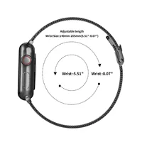 Bracelet milanais pour Apple Watch Ultra 3 2 49mm 44mm 42 46 44 40 41 45 38mm Bracelet en métal pour iwatch série 11 10 9 7 SE 8 7 bandes 6