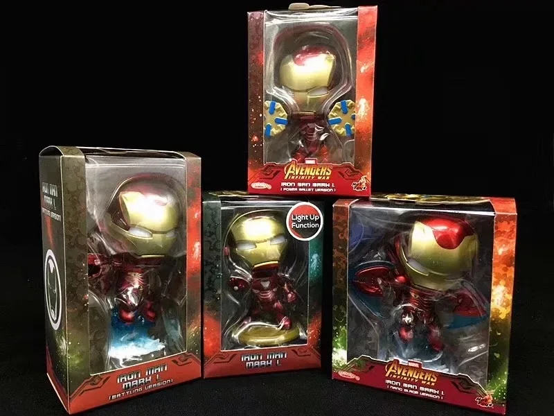 

Avengers 3 Iron Man NanoKnife Power Hammer Injection MK50 Iron Man Car Mounted Shining Garage Kit