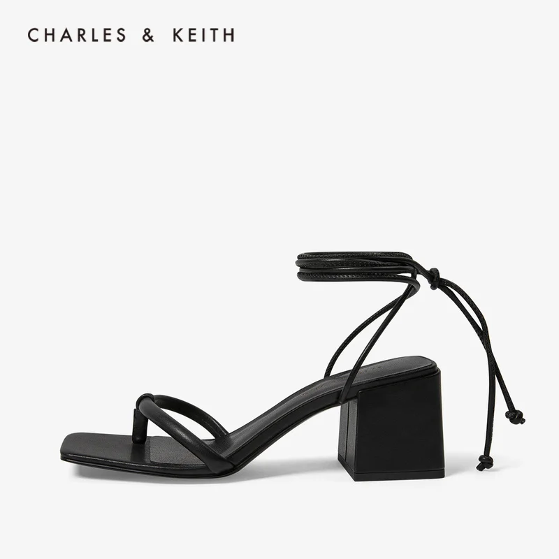 CHARLES＆KEITH Новинка на Весну и Лето2020 CK1 61680096Женские Босоножки Клип схождение