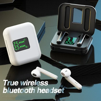 

X15 TWS Bluetooth Wireless Headphones Touch Control LED Display Bluetooth 5.0 Gaming Headset Sports Fitness Waterproof Earphones