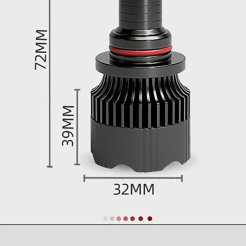 H4 H7 9005 светодиодный фар турбо автомобиль лампа H1 H11 9006 9012 1860 чип 12V супер яркий автолампа аксессуары