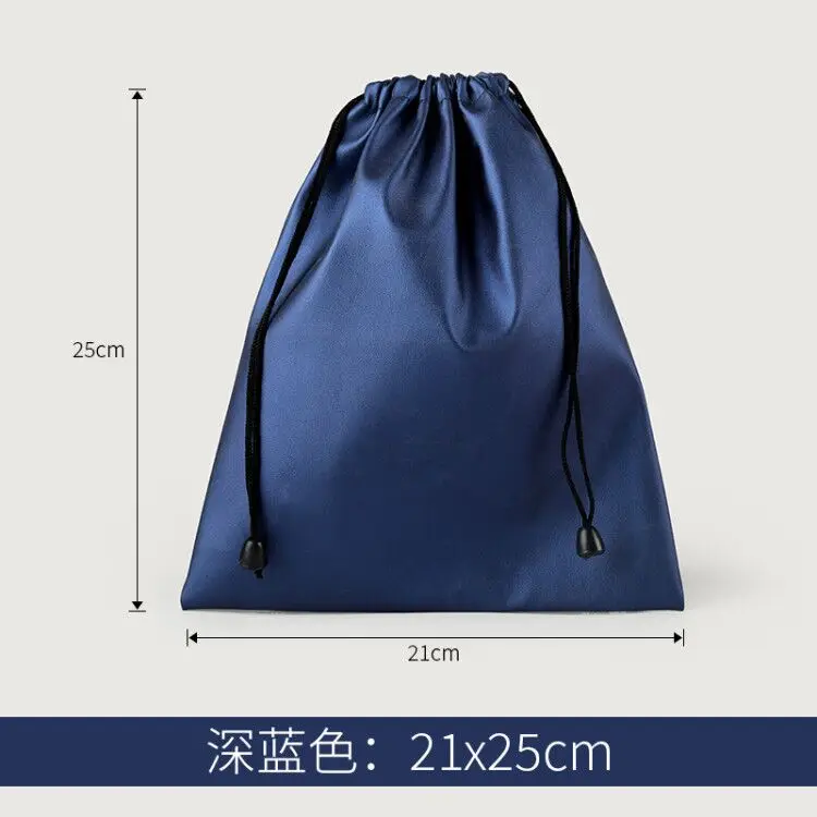 blue 21x25cm Мягкий PU кожаный мешок на шнурке мешок/Упаковка для свадебных сладостей мешок шнурка - Цвет: blue 21x25cm
