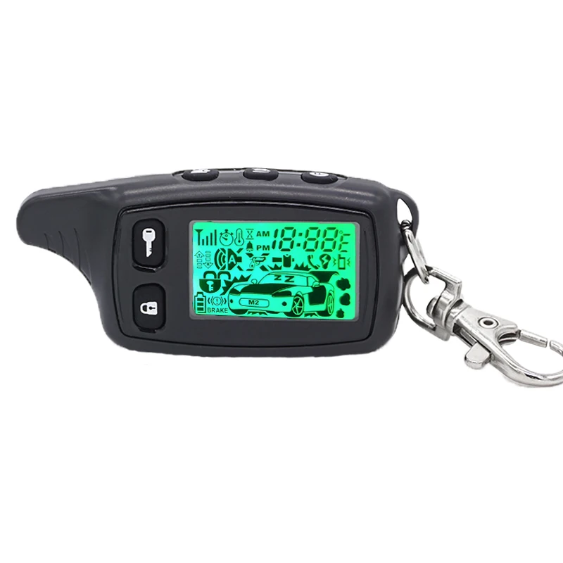 2-way TW 9010 LCD Remote Control Keychain + Silicone Case for TW9010 two way car alarm system Tomahawk TW-9010 Key Chain Fob | Автомобили