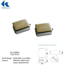 Knowles CI 22955 Balanced Armature Driver In Ear Monitor Receiver Speaker voor Custom Fit Oortelefoon Lage Frequentie(China)
