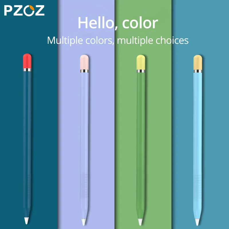 Stylus Protective-Case Touch-Pen Silica-Gel Apple Pencil 1-Cover PZOZ For iPad Tablet