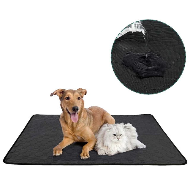 Reusable Pet Dog Pad Washable Waterproof Absorbent Pet Mat Puppy Training Pad  Dog Car Seat Cover Pet Bed Urine Mat - AliExpress