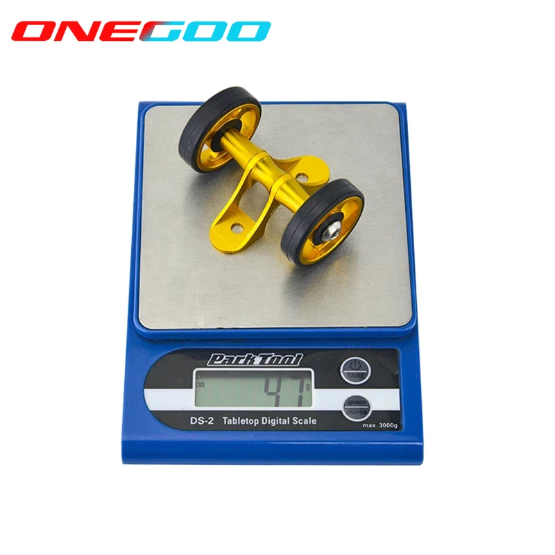 ONEGOO Easy Wheel For Brompton Folding Bike Sliding Fender Wheel Lightweight Aluminum Alloy Single Double Set 4Color bike wheelset,bicycle auxiliary wheels