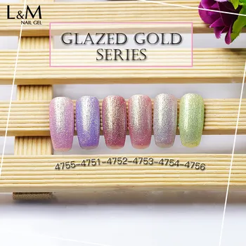

1 bottle ibdgel Glitter Gel colorful Glazed Gold Series UV Gel Long-lasting Gel Soak Off Nail Gel Polish Nails brand product