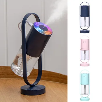 

Newly Portable USB Humidifier Projection 200ml Clean Air for Home Car Bedroom Mini Projection Light VA88