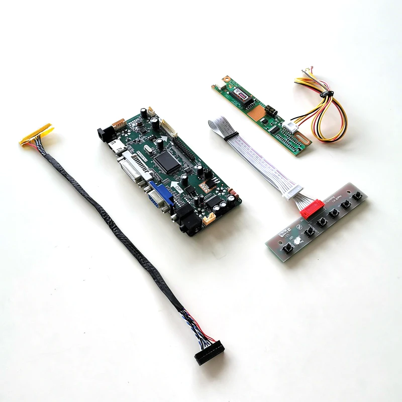 Для LP154WX4-TLE2/TLF1 15," 1280*800 CCFL LVDS 30Pin M. NT68676 плата контроллера экрана HDMI+ VGA+ DVI комплект ЖК-мониторов
