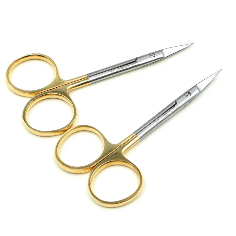 

Double eyelid scissors instruments plastic tools stainless steel scissors straight and curved