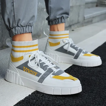 

GOODRSSON Brand Springtime New Style 2020 Harbour wind Youth Trend Flat shoes outdoor Wild men sneakers Lace up casual shoes