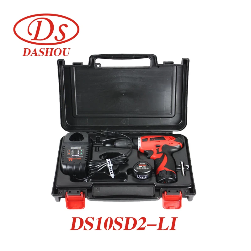 

DS Lithium Battery Screwdriver 12V Charging Ttwo-speed Self-locking Electric Screwdriver DS10SD2-LI Electric Drill 1 PC